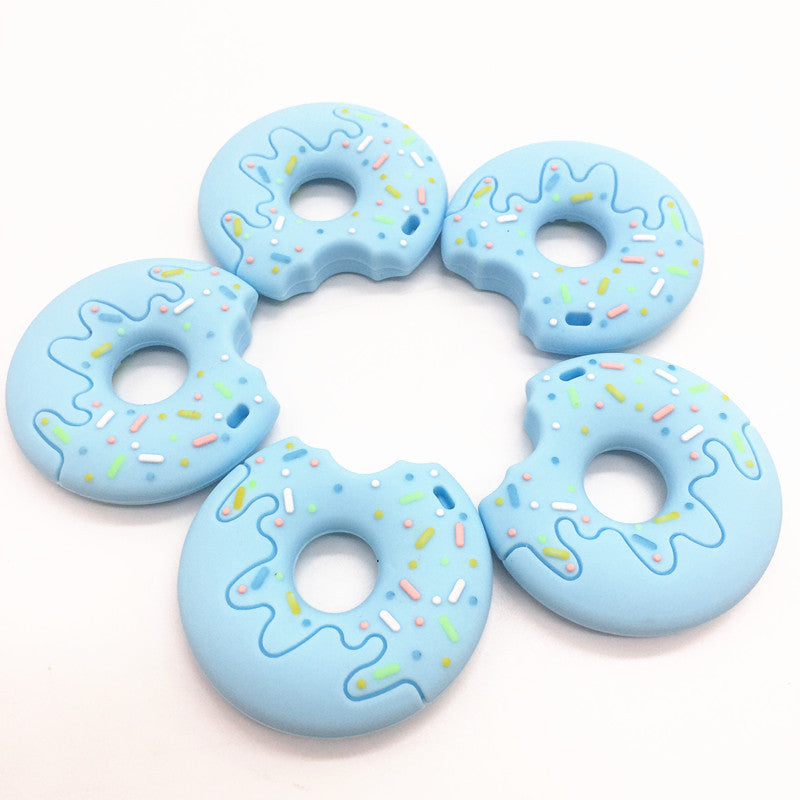Silicone Biscuit & Donut Teether | Baby Chew Toy