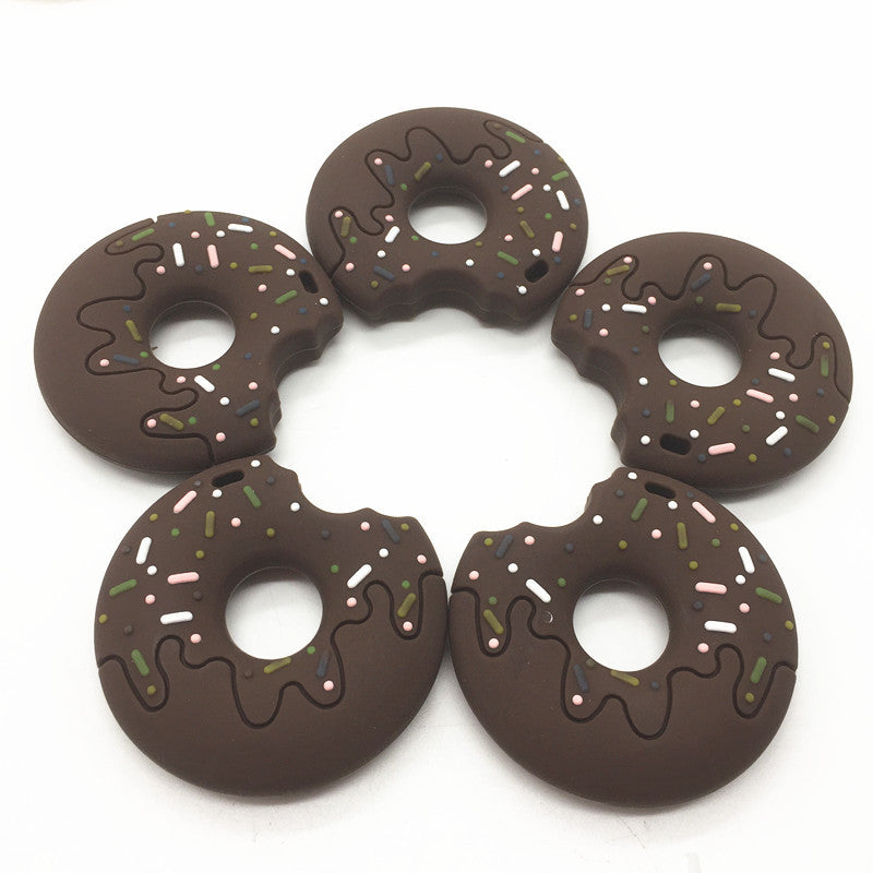 Silicone Biscuit & Donut Teether | Baby Chew Toy