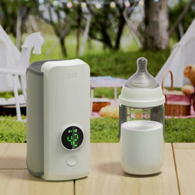 Baby Bottle Warmer Portable – USB Rechargeable Constant Heat