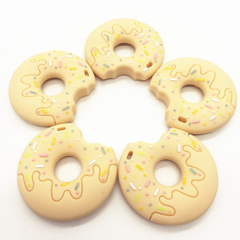 Silicone Biscuit & Donut Teether | Baby Chew Toy