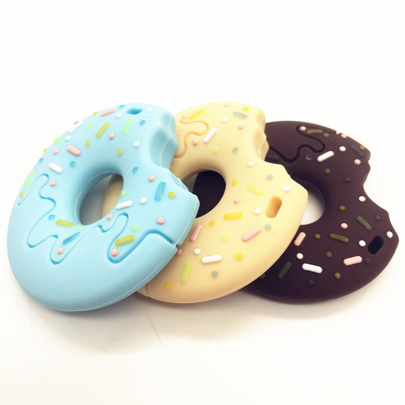 Silicone Biscuit & Donut Teether | Baby Chew Toy